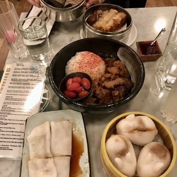 Jade Rabbit - The only downside is the table was a little crowded because we wanted to try everything! - Vegan Near Me - Portland, Oregon