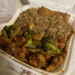 Ka Hing - L25. Hunan Chicken Combo Dinner Special