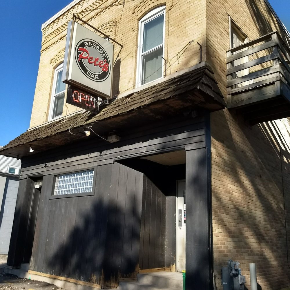 Pete's Garage Bar - The front - Bars Near Me - Oshkosh, Wisconsin Pete's Garage Bar - The front - Bars Near Me - Oshkosh, Wisconsin