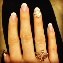Allure Nails & Spa - So natural and I love the flower