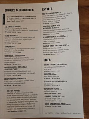 Menu photo 2 True Food Kitchen Oakbrook, IL Menu photo 2 True Food Kitchen Oakbrook, IL