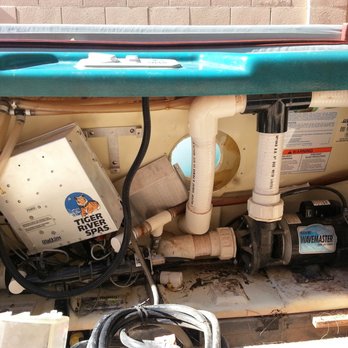 Spa Fixers - Spa equipment upgrade START. What a mess! - Pool & Hot Tub Service Near Me - Granite Bay, California