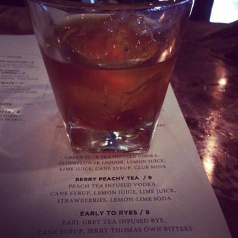 The Blind Rabbit - Early To Rye / green tea infused old fashioned = amazing - Cocktail Bars Near Me - Anaheim, California The Blind Rabbit - Early To Rye / green tea infused old fashioned = amazing - Cocktail Bars Near Me - Anaheim, California