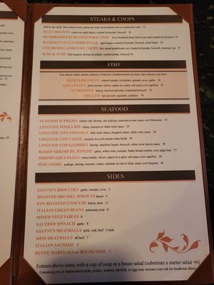 Menu photo 5 Gianni's Cafe Palatine, IL