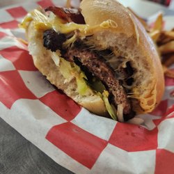 The Lucky Dawg - Bacon Cheeseburger