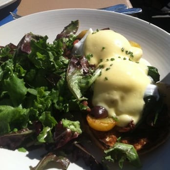 The Trident - Eggs Sausalito - English muffin, artichokes, potato, Kalamata olives, tomato and that yummy hollandaise sauce over all. - Seafood Near Me - Sausalito, California The Trident - Eggs Sausalito - English muffin, artichokes, potato, Kalamata olives, tomato and that yummy hollandaise sauce over all. - Seafood Near Me - Sausalito, California
