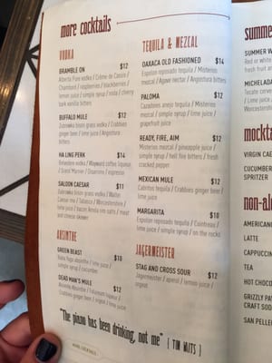 Menu photo 4 Where The Buffalo Roam Saloon Canmore, AB Menu photo 4 Where The Buffalo Roam Saloon Canmore, AB