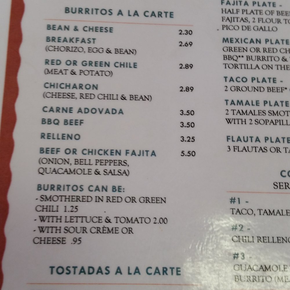 Don Juan's Cocina - Menu 4 - Mexican Near Me - Socorro, New Mexico