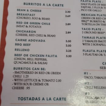 Don Juan's Cocina - Menu 4 - Mexican Near Me - Socorro, New Mexico