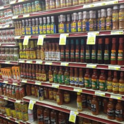 Fiesta Market - Hot sauce section