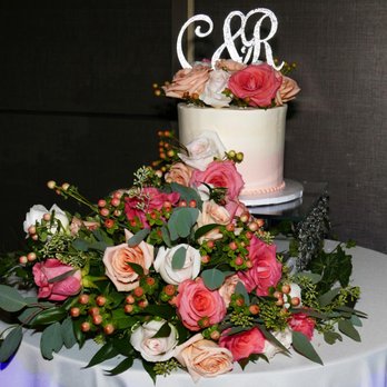 Acacia Flower Shop - Cascading bridal bouquet and cake - Florists Near Me - Wyomissing, Pennsylvania Acacia Flower Shop - Cascading bridal bouquet and cake - Florists Near Me - Wyomissing, Pennsylvania
