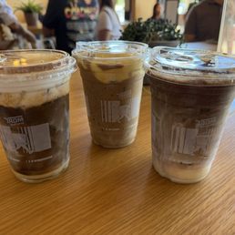 Tiramisu Cream Latte, Banafe, and Vietnamese White Coffee
