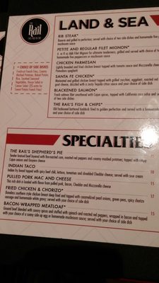 Menu photo 2 The Rail Coal Fire Bistro Kahnawake, QC Menu photo 2 The Rail Coal Fire Bistro Kahnawake, QC