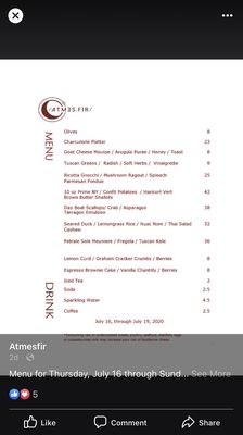 Menu photo 5 Atmesfir Prescott, AZ
