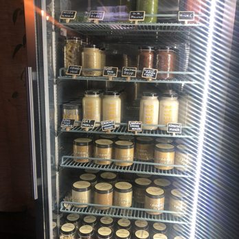 OrVeganic - Fridge with Nut Butters, Chia Pudding, Juices, Mealks, etc - Vegan Near Me - Lawndale, California