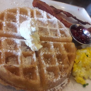 First Watch - Belgian Waffle, bacon an eggs - Breakfast & Brunch Near Me - San Antonio, Texas