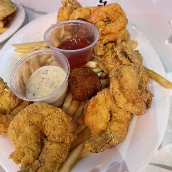 Bluewave Seafood - Fried shrimp. The shrimp were jumbo shrimp. Definitely worth it! - Seafood Near Me - Houston, Texas