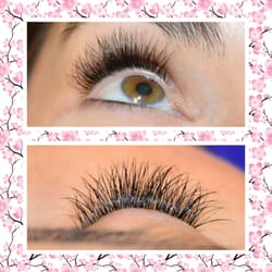 V-Tech Nails - Eyelash extension Russian Volume Glamor look by Tina at V-Tech Nails