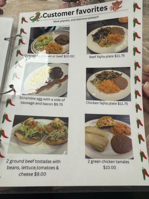 Menu photo 6 Las Comadres Burnet, TX