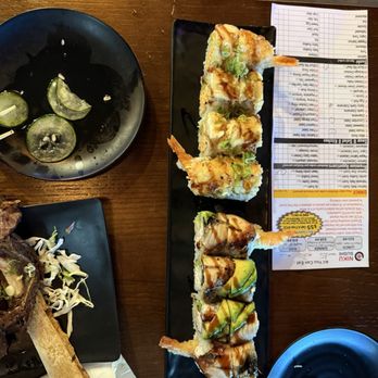Niku Sushi - Fuji and Super Dragon Roll - Sushi Bars Near Me - Anaheim, California