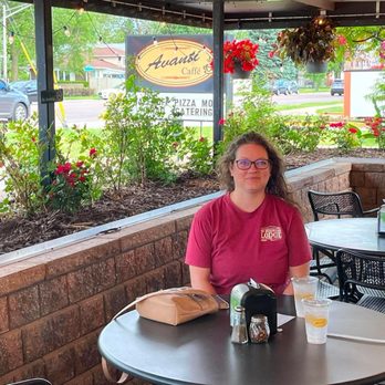 Avanti Cafe & Sandwich Bar - Me enjoying the beautiful patio! - Italian Near Me - Mount Prospect, Illinois Avanti Cafe & Sandwich Bar - Me enjoying the beautiful patio! - Italian Near Me - Mount Prospect, Illinois