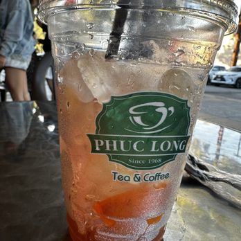 Phuc Long - Lucky tea... light ice but still too much ice, not much drink - Coffee & Tea Near Me - San Jose, California Phuc Long - Lucky tea... light ice but still too much ice, not much drink - Coffee & Tea Near Me - San Jose, California
