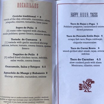 Hugo's - Happy Hour Menu - Mexican Near Me - Houston, Texas