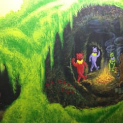Cool murals on the walls