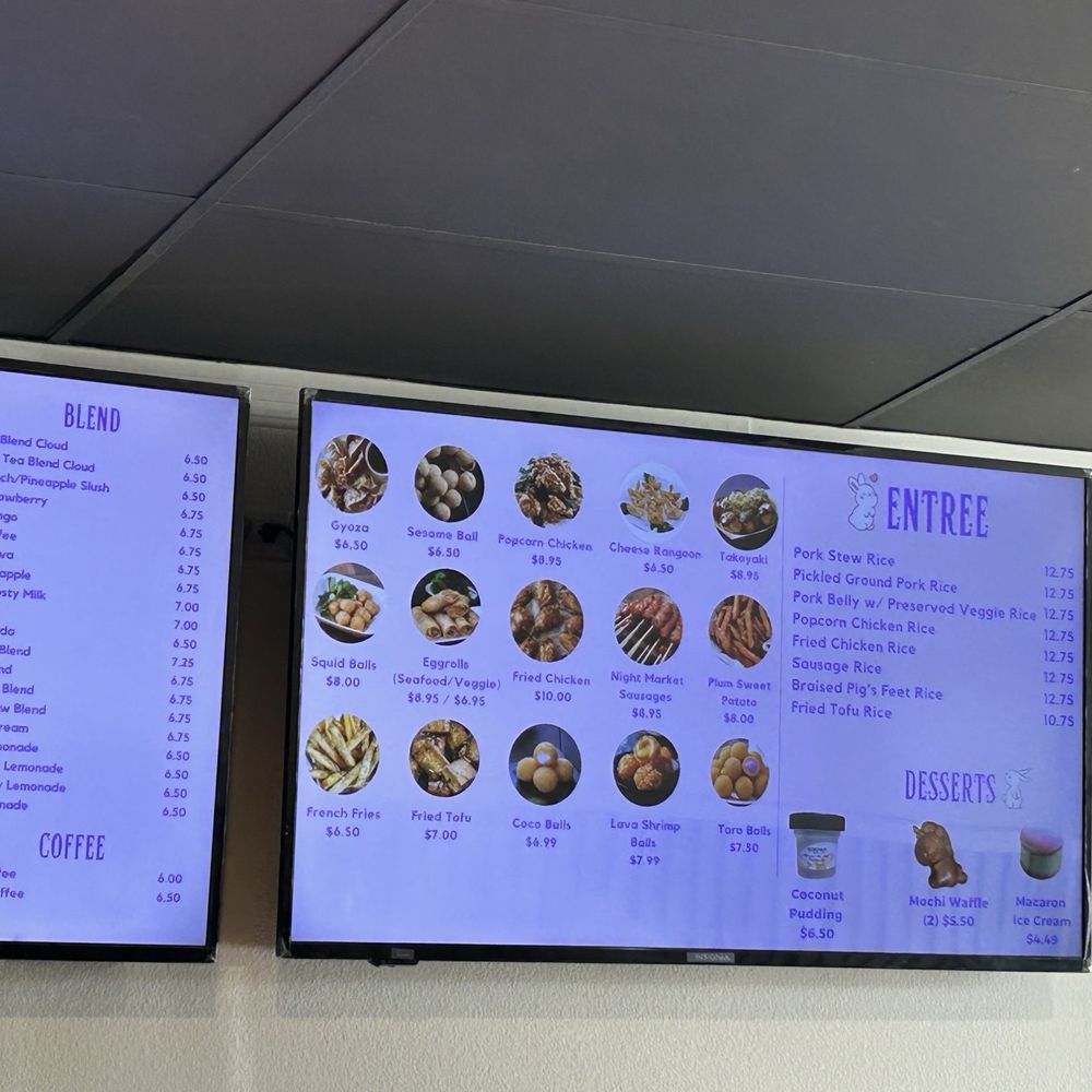 Bunny Cha - Menu as of 3/8/25 - Bubble Tea Near Me - Gardena, California
