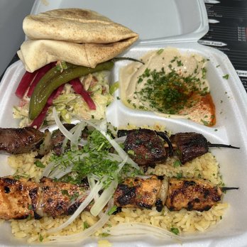 Sultan Chicken - Combo Kebab Plate - Middle Eastern Near Me - Los Angeles, California