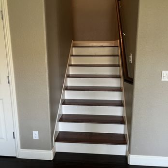 Floor Store - stairs (converted from carpet) - Flooring Near Me - Rancho Cordova, California Floor Store - stairs (converted from carpet) - Flooring Near Me - Rancho Cordova, California