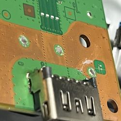 M CellPhones And Repairs - Water damaged and stripped motherboard