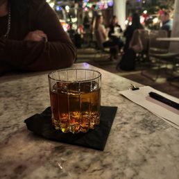 Banana nut old fashioned. Very good. Not overly sweet either. Banana nut old fashioned. Very good. Not overly sweet either.