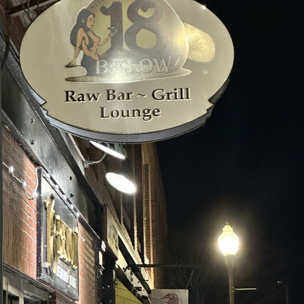 18 below - Sign outside - Seafood Near Me - Waterville, Maine 18 below - Sign outside - Seafood Near Me - Waterville, Maine