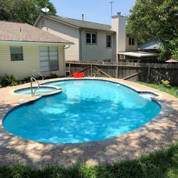 Legacy Pool & Spa - A pool resurfacing aftershot in Cibolo, Texas. The client was thrilled. - Pool & Hot Tub Service Near Me - Luling, Texas