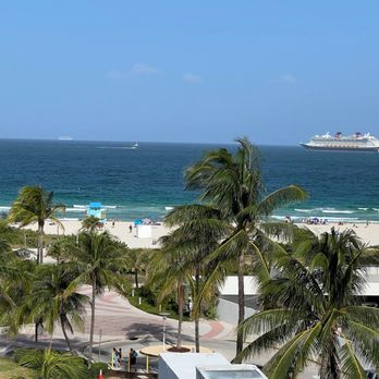 Bentley Hotel South Beach - View from penthouse balcony - Hotels Near Me - Miami Beach, Florida