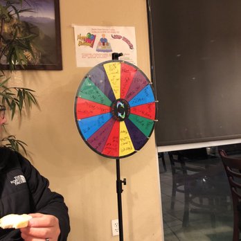 Mucho Gusto - Birthday wheel of fortune. - Peruvian Near Me - Fontana, California