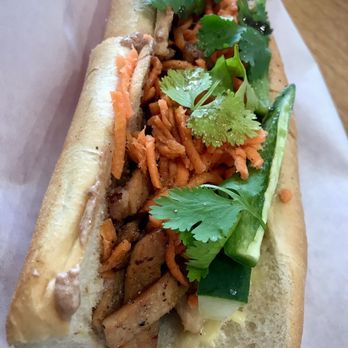 Baguettes and Noodles - Grilled pork bahn mi. - Vietnamese Near Me - Houston, Texas