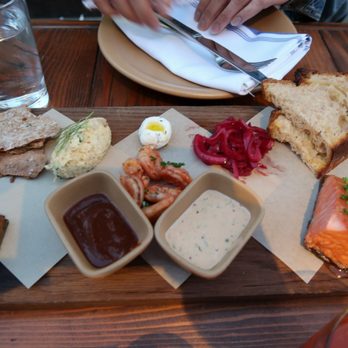 Campfire - Smoked and cured fish board - New American Near Me - Carlsbad, California