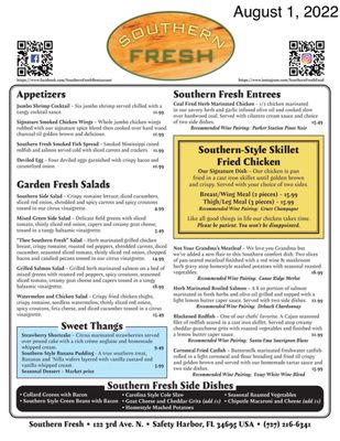 Menu photo 4 Southern Fresh Safety Harbor, FL Menu photo 4 Southern Fresh Safety Harbor, FL
