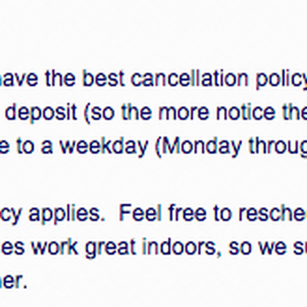 The cancellation policy they tried to throw at me for sound systems
