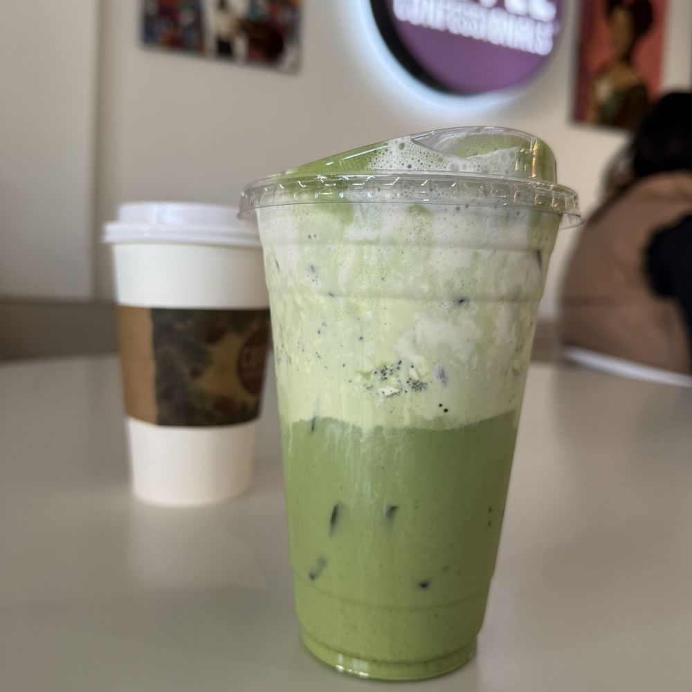 Coffee Confessionals - Hot Replenish Latte and Iced Matcha with Cardamom foam! - Coffee Roasteries Near Me - Los Angeles, California Coffee Confessionals - Hot Replenish Latte and Iced Matcha with Cardamom foam! - Coffee Roasteries Near Me - Los Angeles, California