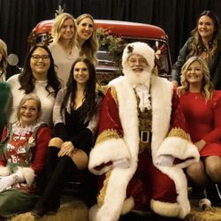 Serenity Hospice and Home Health - Christmas photos with Santa!