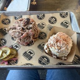 Pulled Pork, Baked Potato Salad Pulled Pork, Baked Potato Salad
