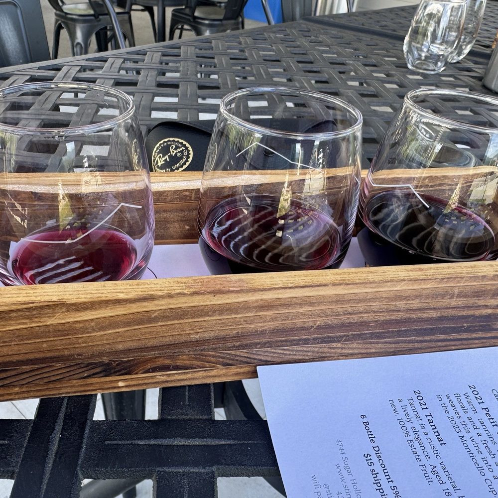 Stinson Vineyards - Governor's Flight - Wineries Near Me - Crozet, Virginia Stinson Vineyards - Governor's Flight - Wineries Near Me - Crozet, Virginia