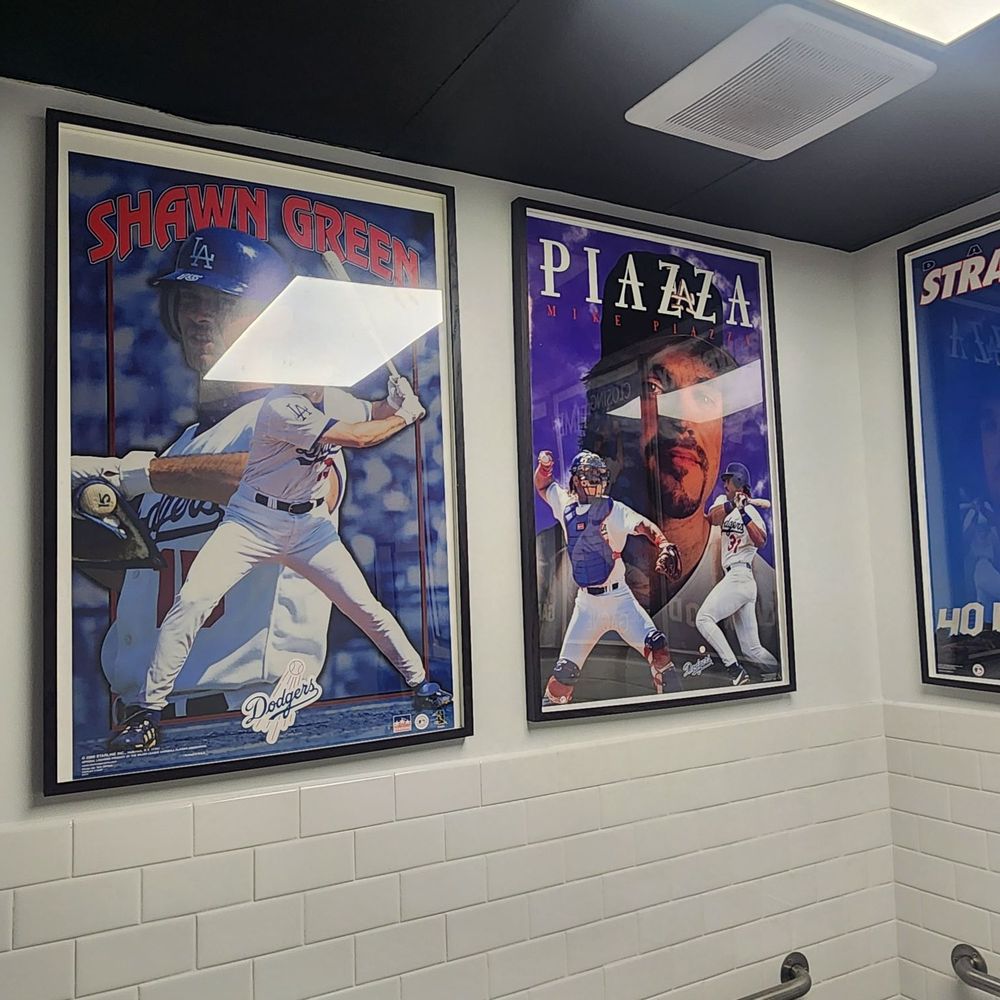 Prime Pizza - Dodger theme restroom - Pizza Near Me - Altadena, California Prime Pizza - Dodger theme restroom - Pizza Near Me - Altadena, California