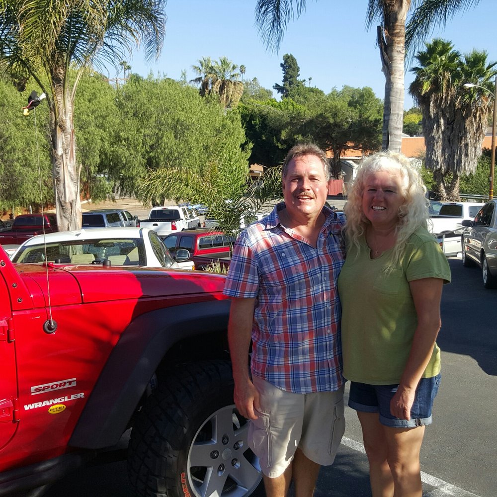 Here's a picture of them next to our Jeep! Here's a picture of them next to our Jeep!