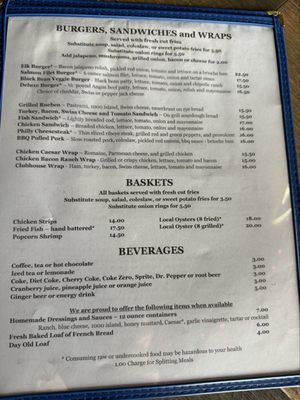 Menu photo 2 Geoduck Restauraunt & Lounge Brinnon, WA Menu photo 2 Geoduck Restauraunt & Lounge Brinnon, WA