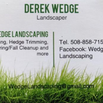 Wedge Landscaping - business card for wedge landscaping - Snow Removal Near Me - Lakeville, Massachusetts Wedge Landscaping - business card for wedge landscaping - Snow Removal Near Me - Lakeville, Massachusetts