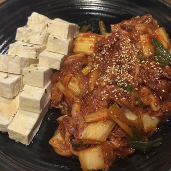 707 Sutter - Pan Fried Kimchi and Pork with Tofu: 5/5 - Korean Near Me - San Francisco, California
